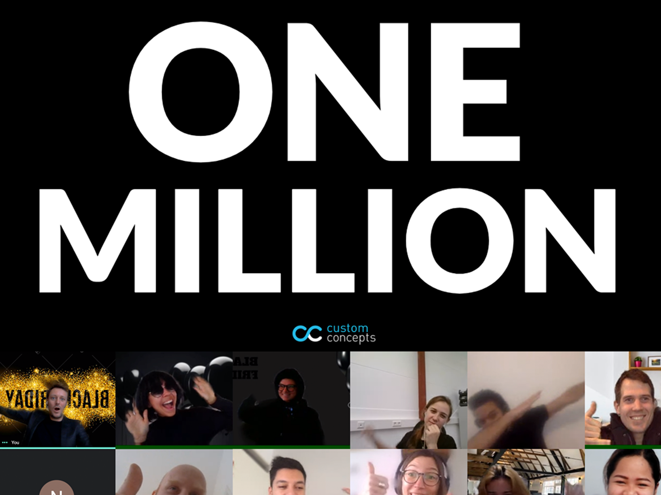 Celebrating 1 million customers