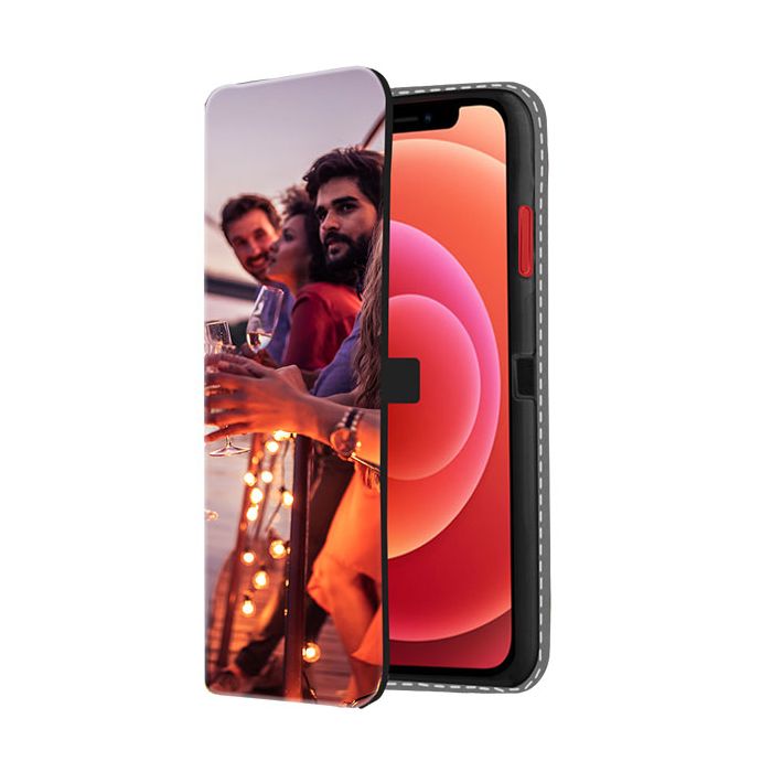 iPhone 12 Personalised Front Printed Wallet Case