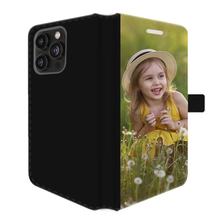 iPhone 14 Pro Max - Custom Wallet Case (Front Printed)