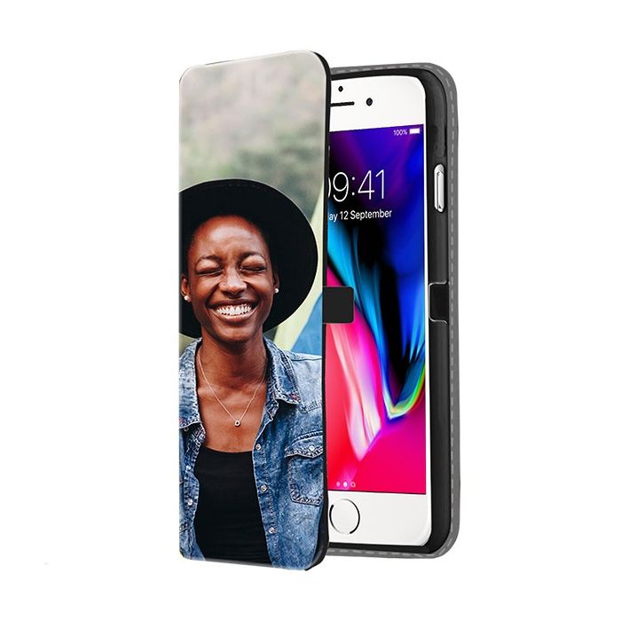 iPhone SE - Custom Wallet Case (Front Printed)