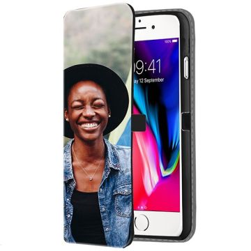 iPhone SE - Custom Wallet Case (Front Printed)