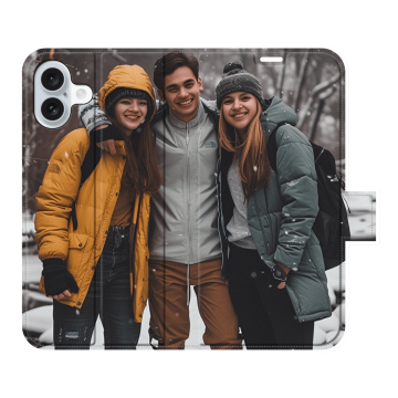 iPhone 16 Plus - Custom Wallet Case (Full Printed)