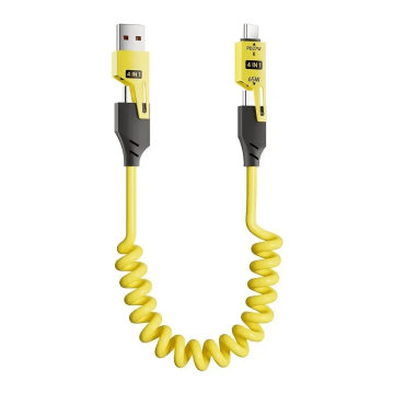 FlexCable 4-in-1 Charging Cable - Yellow