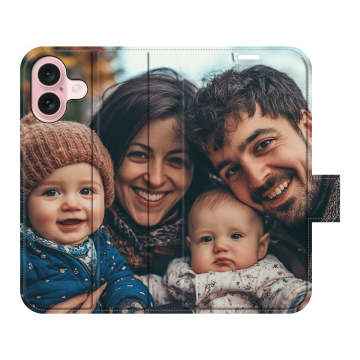 iPhone 16 - Custom Wallet Case (Full Printed)