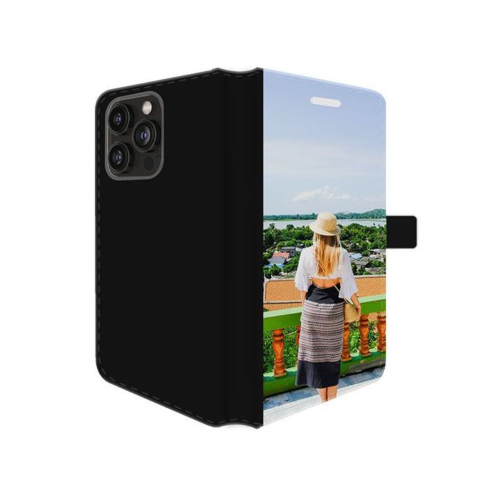 iPhone 15 Pro Max - Custom Wallet Case (Front Printed)