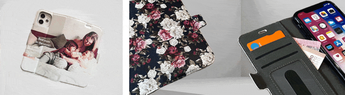 Personalised wallet cases (full printed)